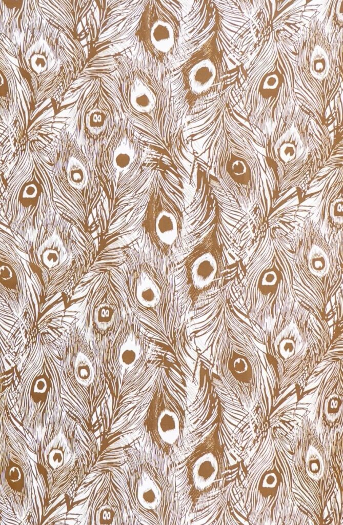 BY REQUEST - SAND PEACOCK FEATHER